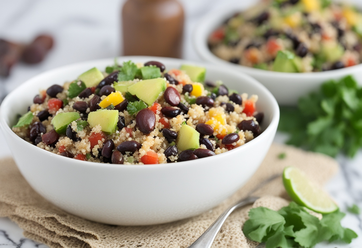 Quinoa and Black Bean Salad: A Nutritious and Flavorful Lunch