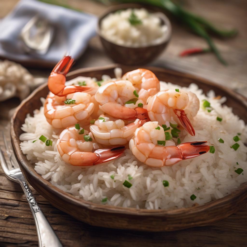 garlic shrimp and rice